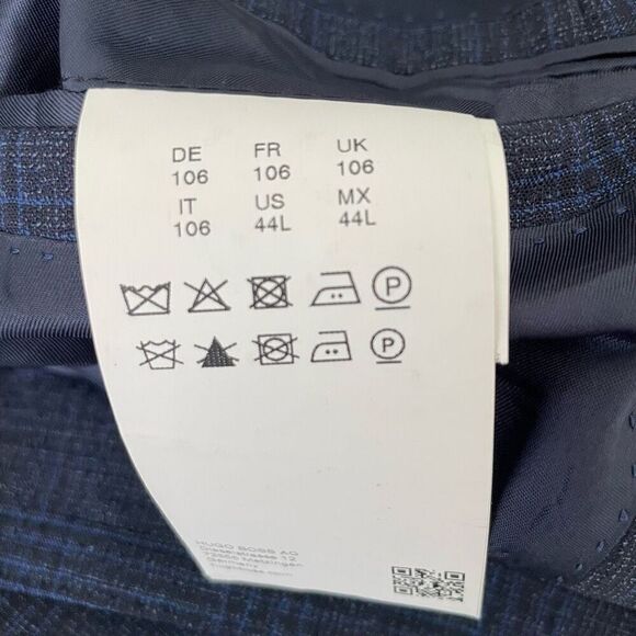 Boss by Hugo Boss Men's Novan 6 Ben 2 Slim-Fit Blazer Size US 44L - Picture 6 of 9